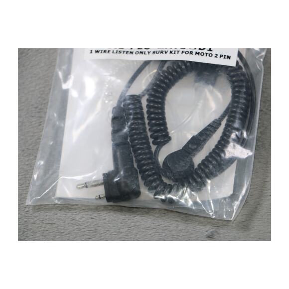 Impact M1-PLO 1-Wire Listen-Only Surveillance Earpiece Kit for Motorola 2-Pin - Picture 5 of 13